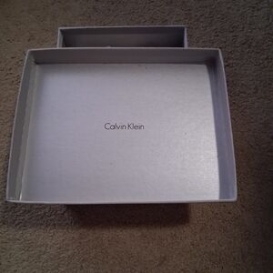 Calvin Klein White Logo Jewelry Box